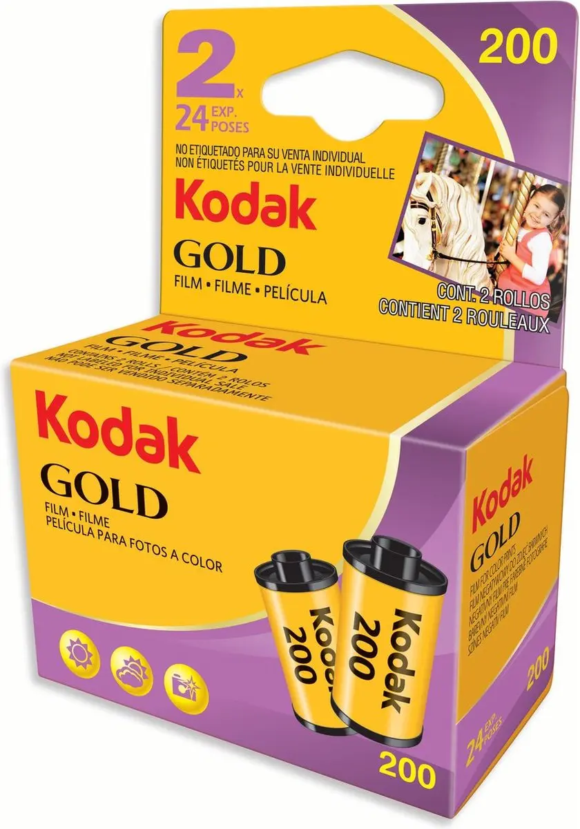 Kodak Gold 200 135/24 Film - 2 Stuks