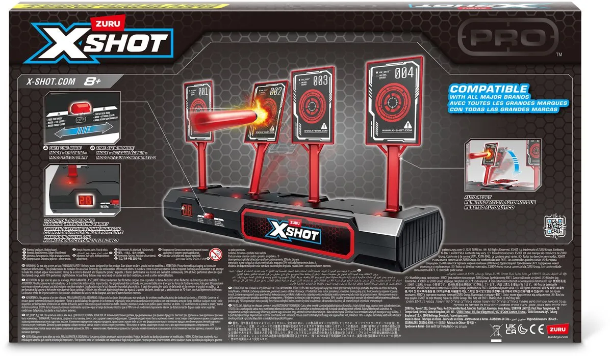 XSHOT Pro-Series 36829 Elektronisch Doel - Zwart