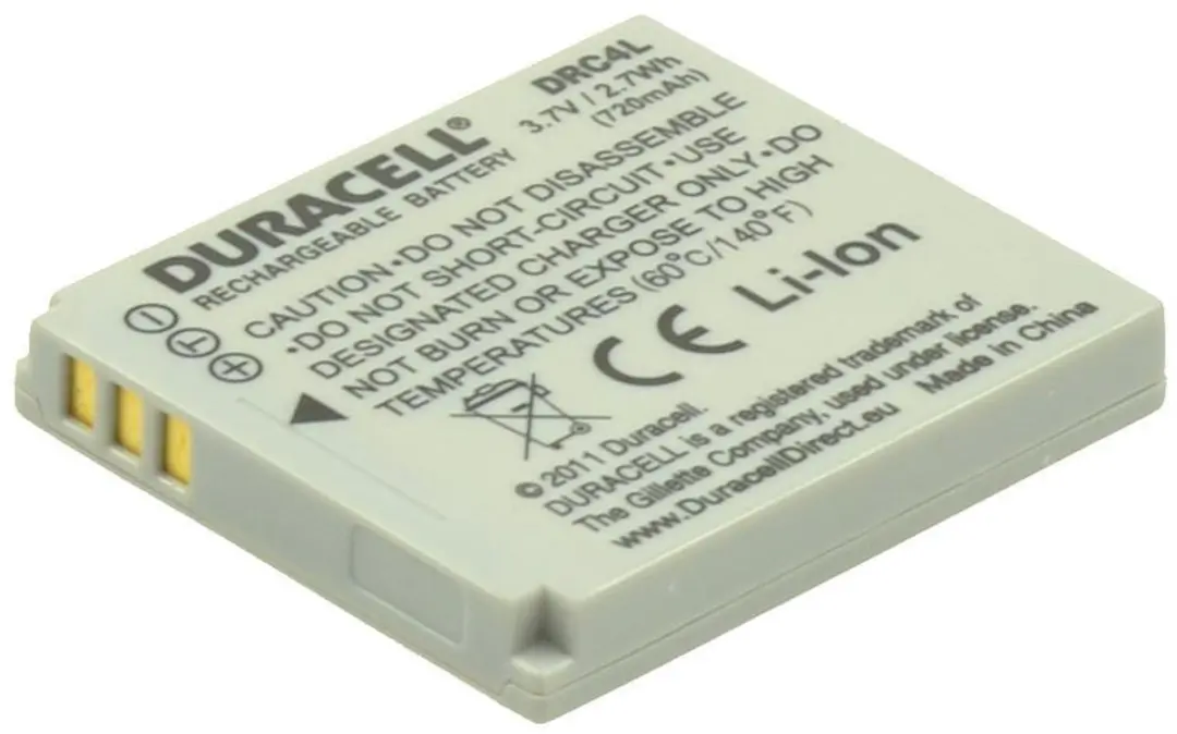Duracell NB-4L Accu - 720mAh - Canon Compactcamera