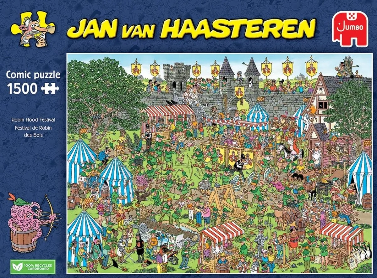 Jan van Haasteren Robin Hood Festival Legpuzzel 1500 Stuks