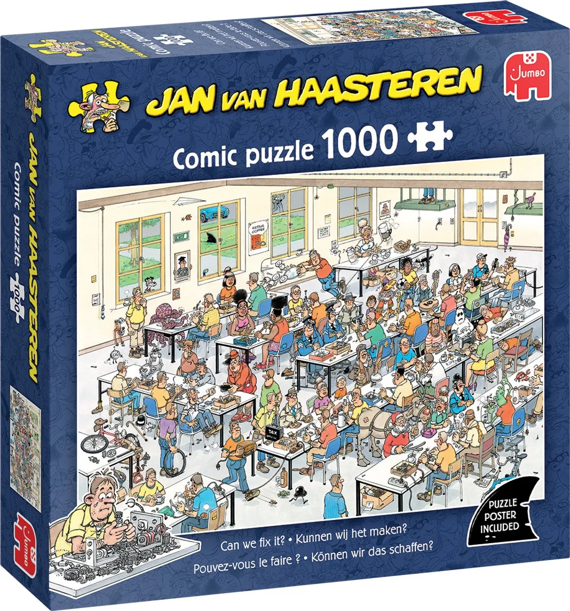 Jan van Haasteren Kunnen wij het maken? 1000 Stuks Legpuzzel - Meerkleurig