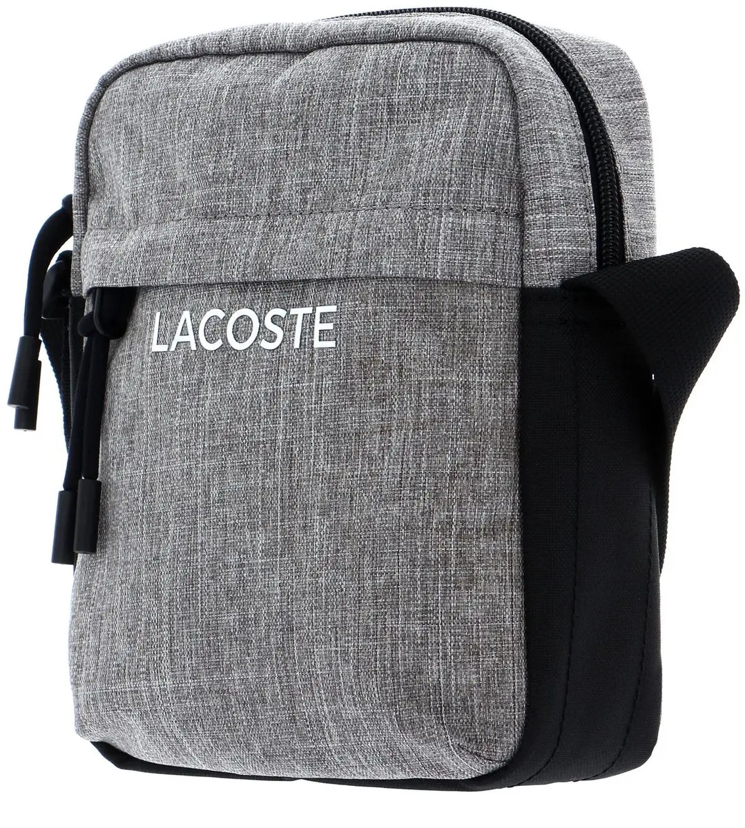 Lacoste Cameratas NH4284NZ J63 Schoudertas - 16x20cm - Gris Chine Noir