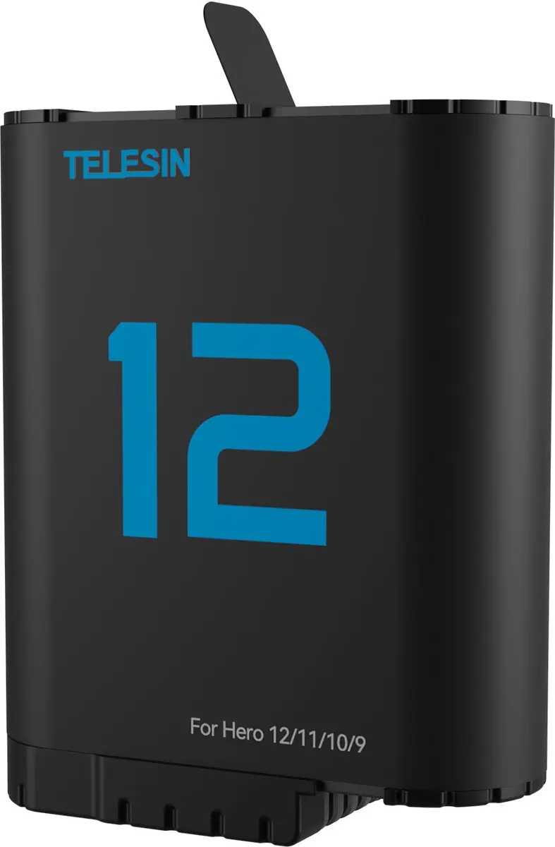 Telesin Double Arc Batterij 1720mAh - GoPro 9/10/11/12 - afbeelding 6 van 6