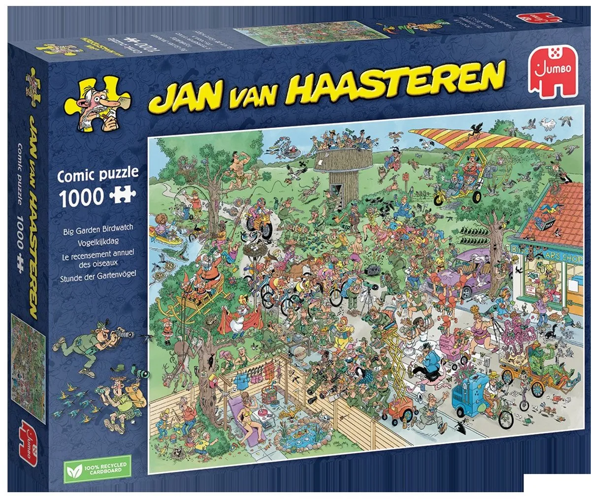 Jan van Haasteren Vogelkijkdag Legpuzzel 1000 Stuks - Meerkleurig
