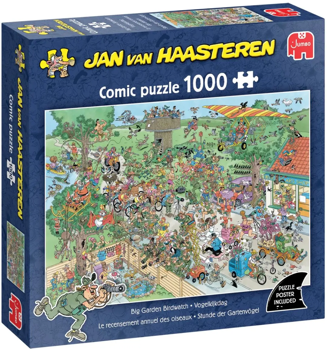 Jan van Haasteren Vogelkijkdag Legpuzzel 1000 Stuks - Meerkleurig