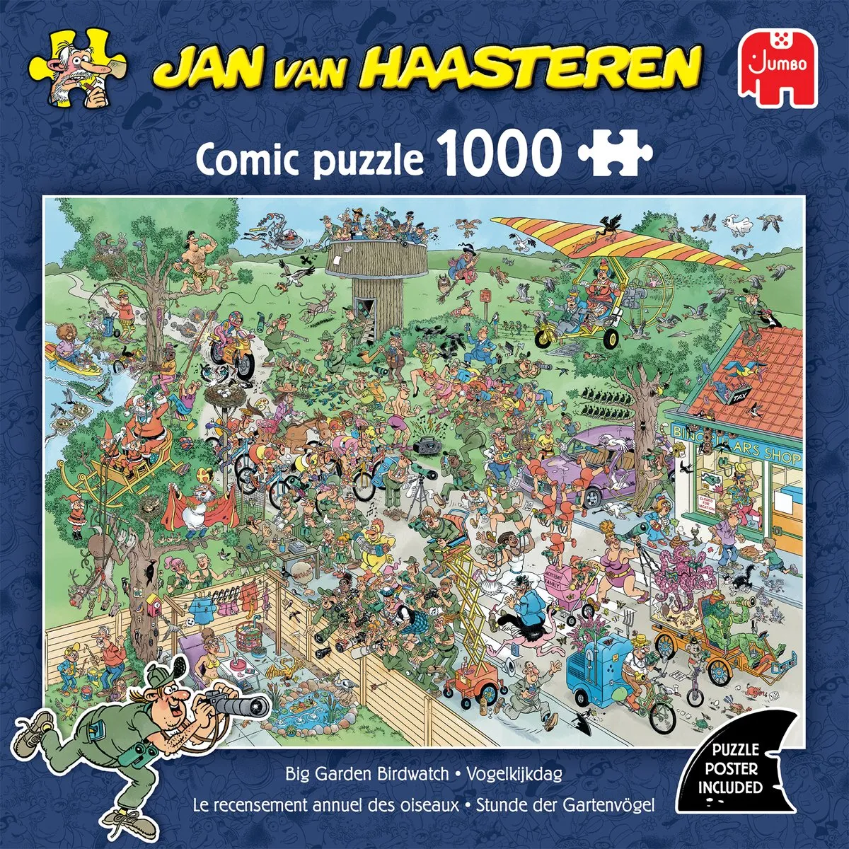 Jan van Haasteren Vogelkijkdag Legpuzzel 1000 Stuks - Meerkleurig