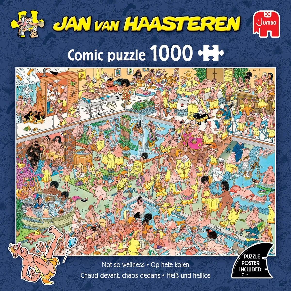 Jan van Haasteren Op Hete Kolen Legpuzzel 1000 Stuks - Multicolor