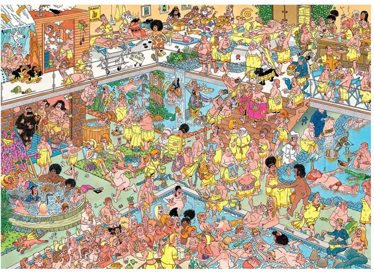 Jan van Haasteren Op Hete Kolen Legpuzzel 1000 Stuks - Multicolor