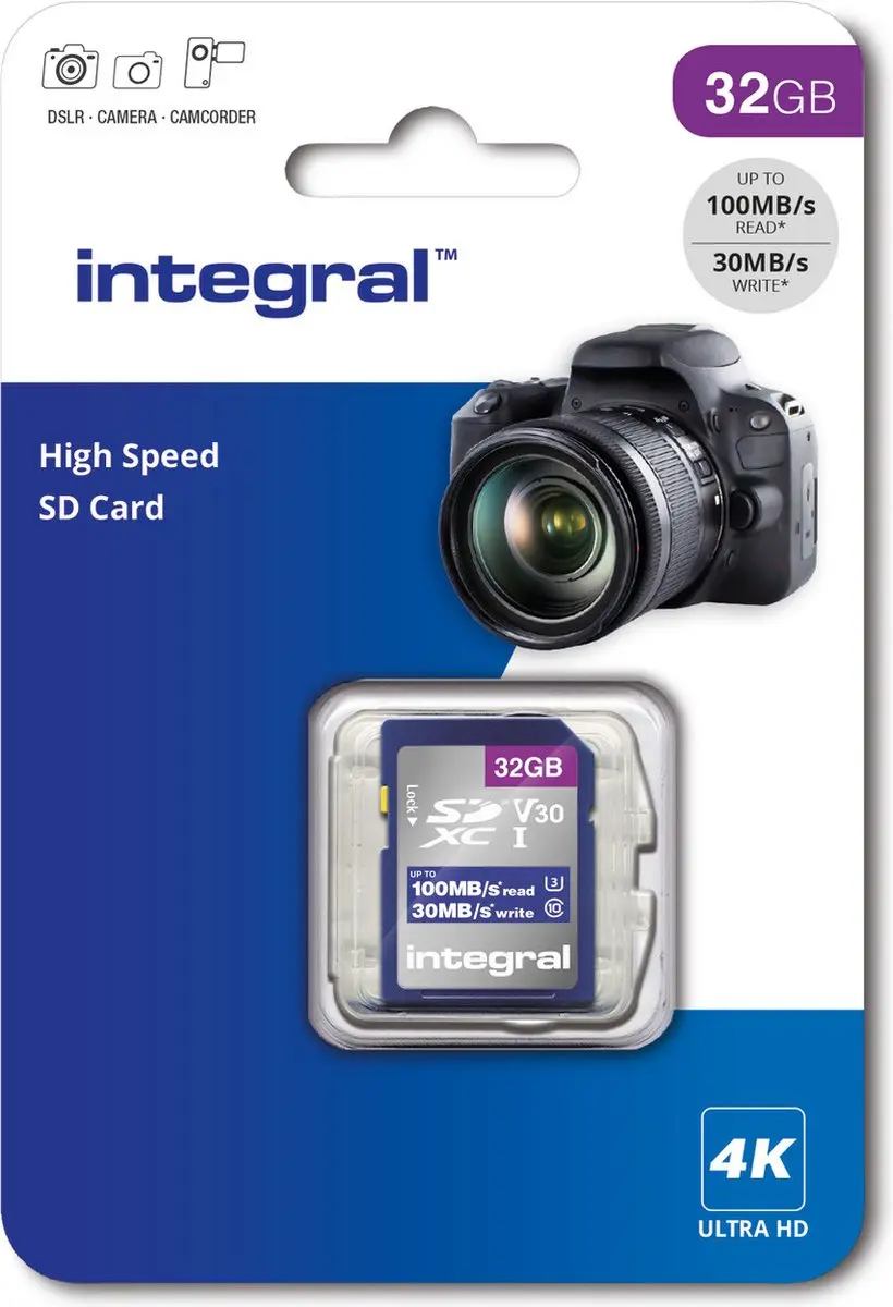 Integral INSDH32G-100V30 Geheugenkaart 32GB