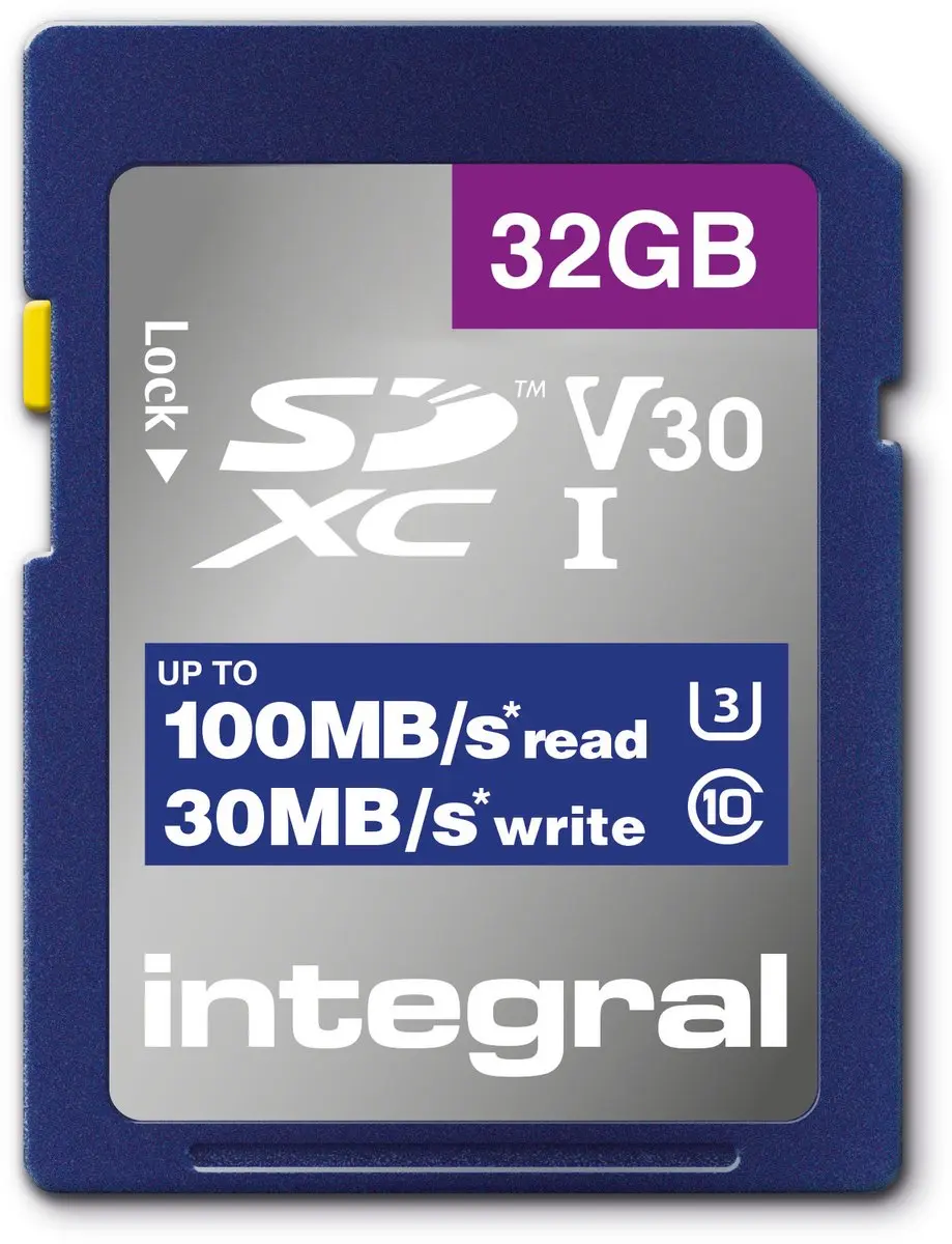 Integral INSDH32G-100V30 Geheugenkaart 32GB