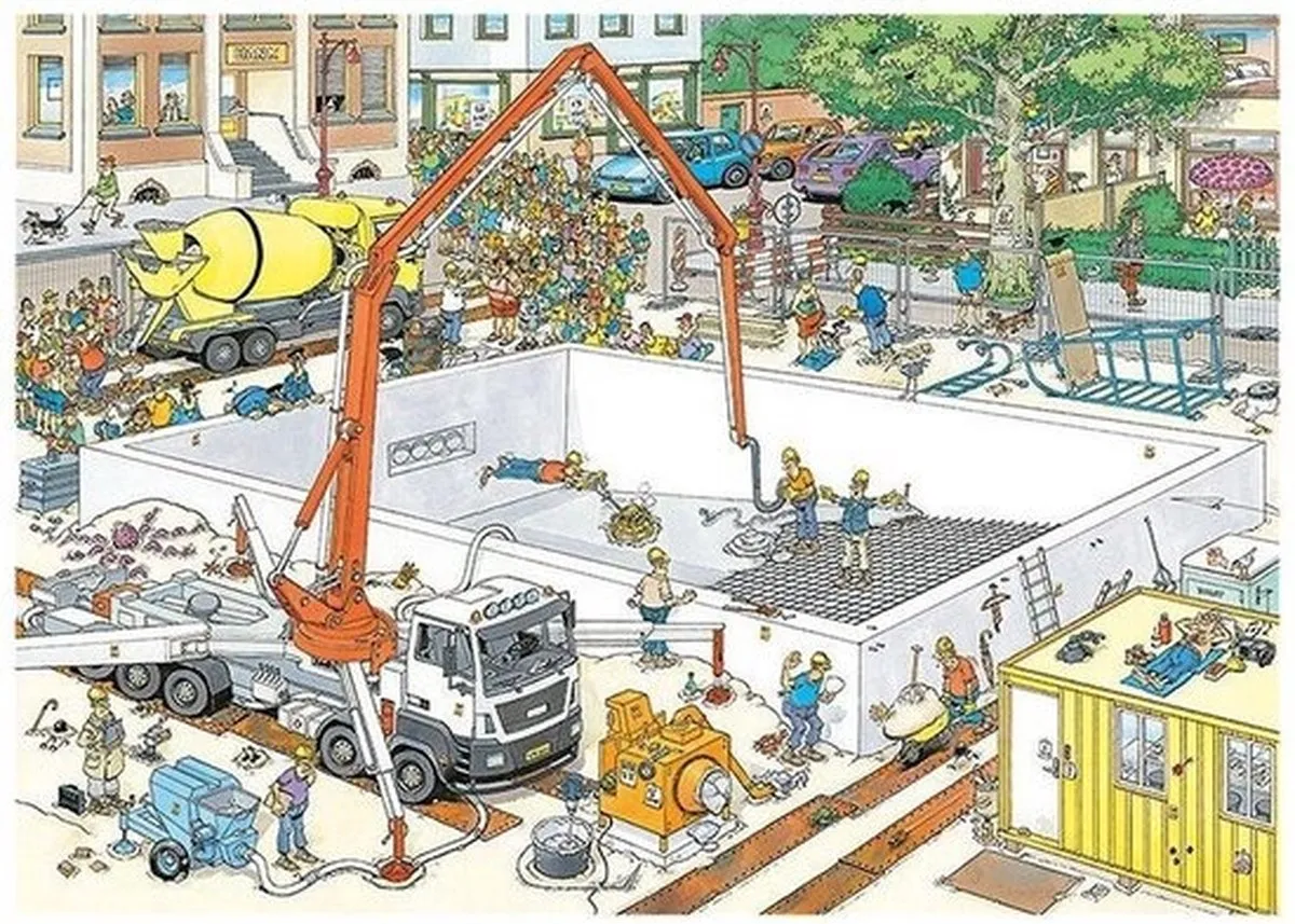 Jan van Haasteren 1000 Stuks Puzzel - Meerkleurig