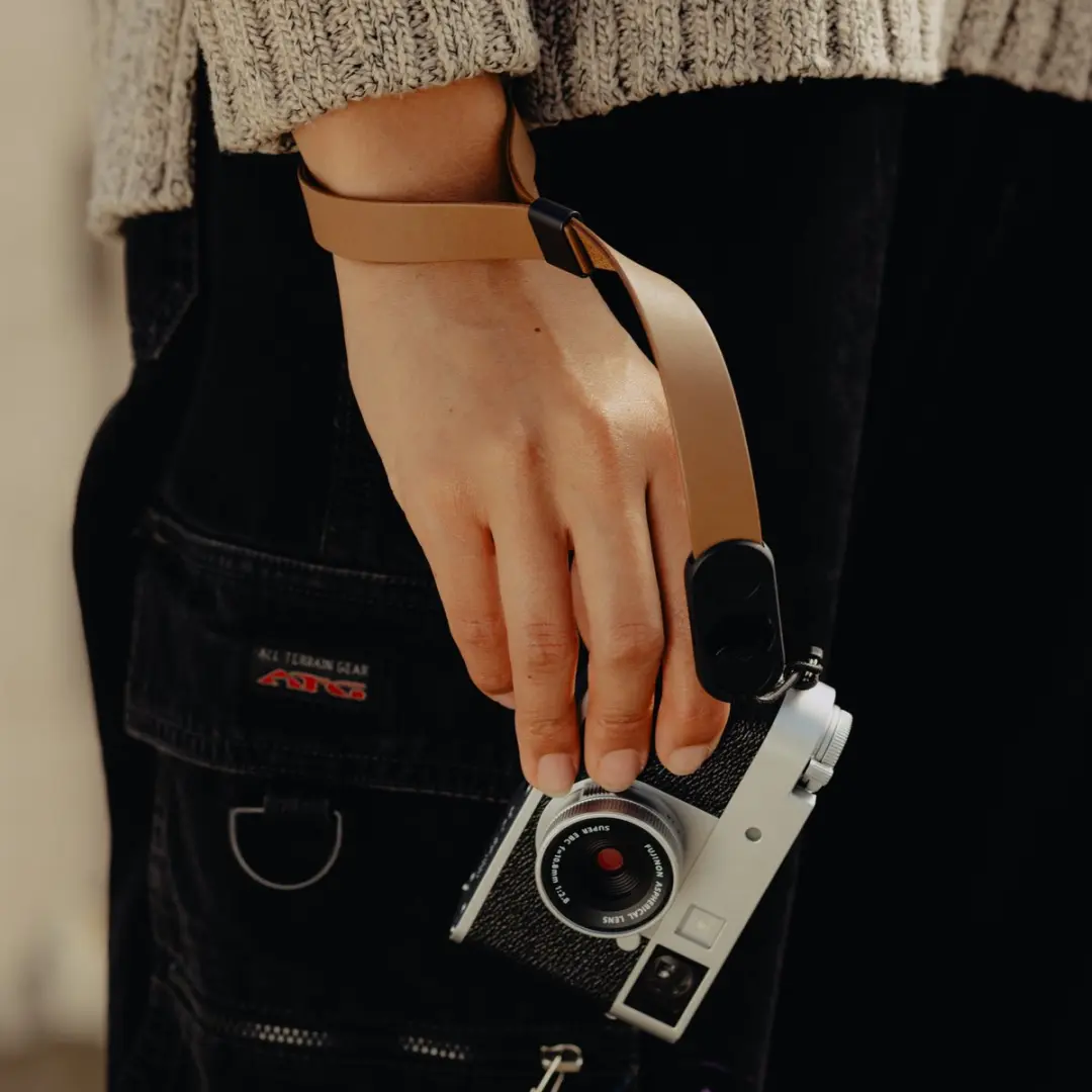 Peak Design Cuff Leather Camera Polsband - Bruin