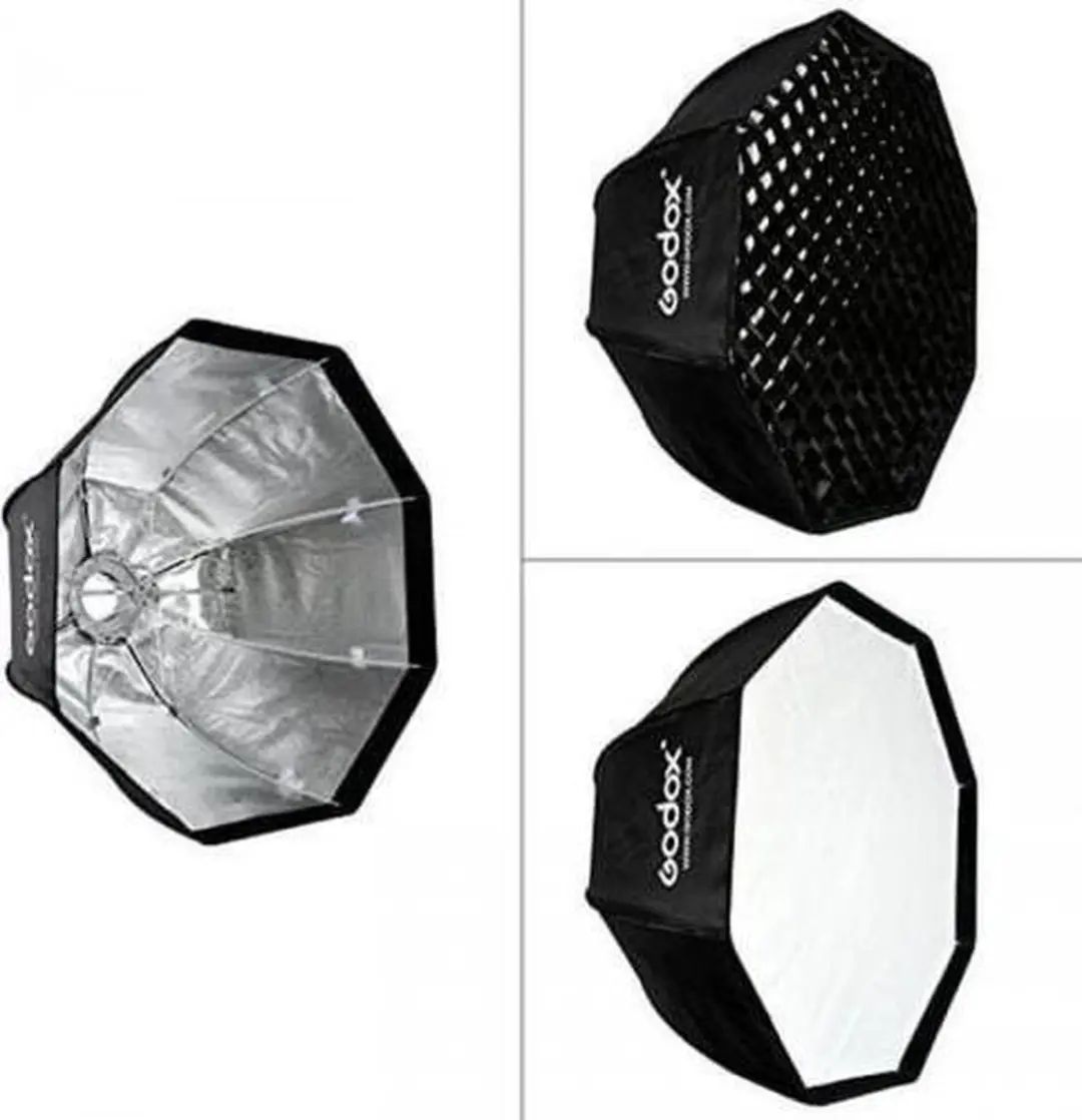Godox D40829 Octa Softbox 95cm - Grid - Zwart
