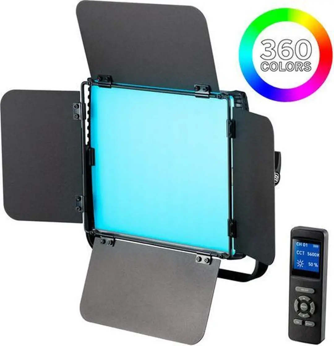 Bresser RGB-36W LED-Panel Studiolamp
