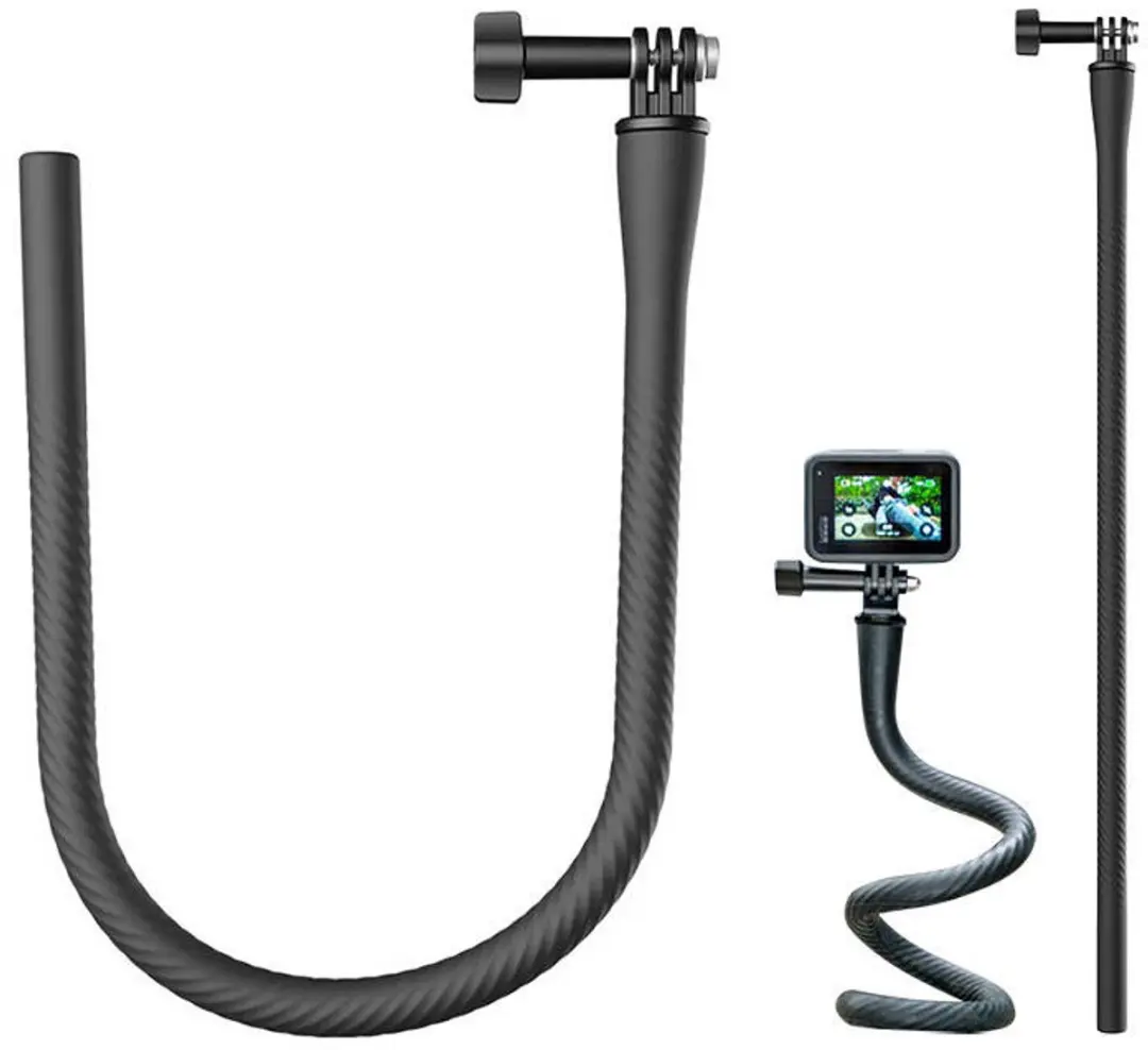 Telesin Flexibele Selfie Stick TE-FM-003 - Zwart - afbeelding 6 van 6