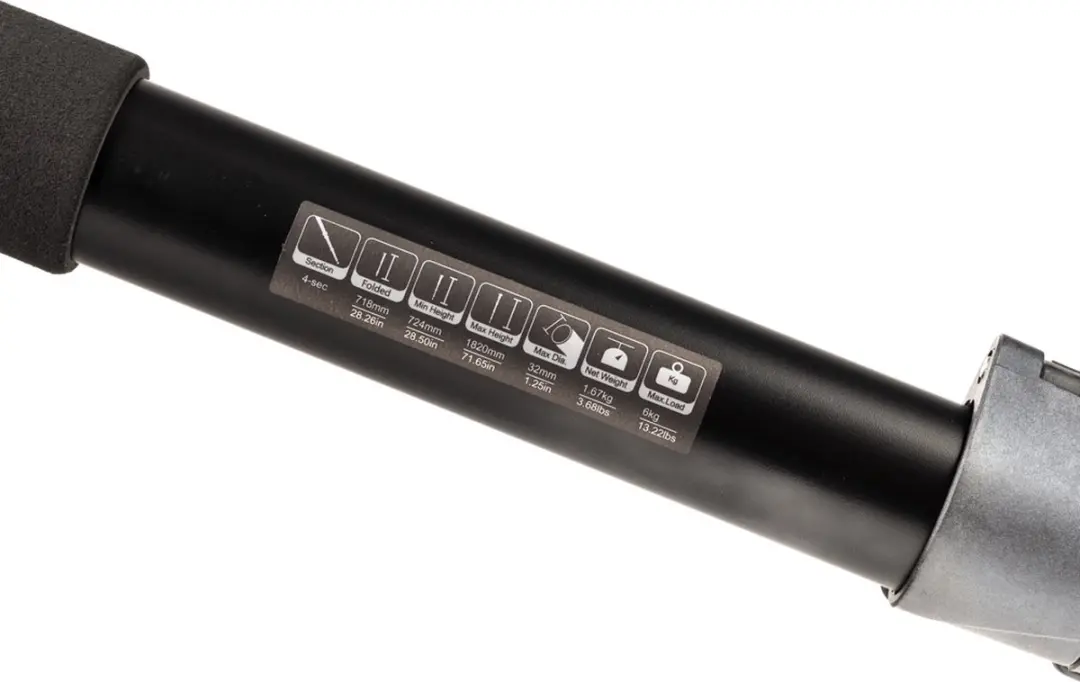 Caruba Videostar 180 Pro Videomonopod D231861 - Zwart