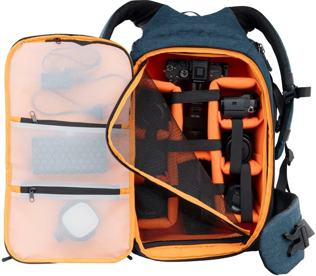 Dörr Photo Backpack Prag Pro 464085-B Rugtas - Blauw - afbeelding 6 van 6