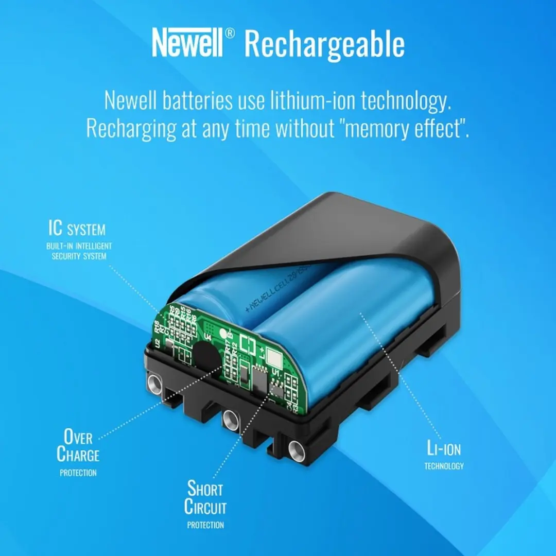 Newell Canon LP-E8 Accu 1120mAh - afbeelding 3 van 6