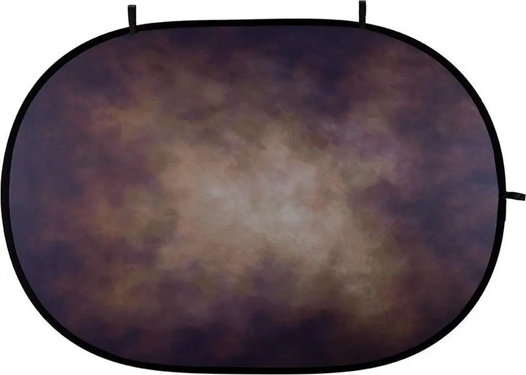 Bresser BR-FB38 Opvouwbare Achtergrond 150x200cm - Bruin/Zwart
