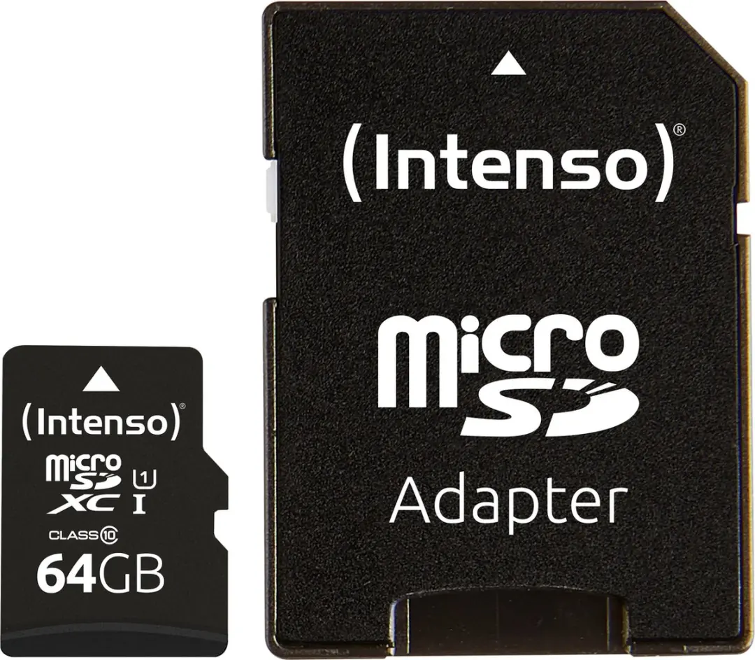 Intenso 64GB Micro SDXC UHS-I Geheugenkaart