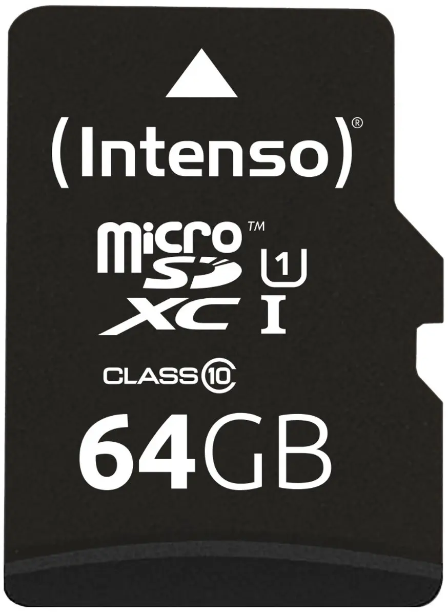 Intenso 64GB Micro SDXC UHS-I Geheugenkaart - 3423490