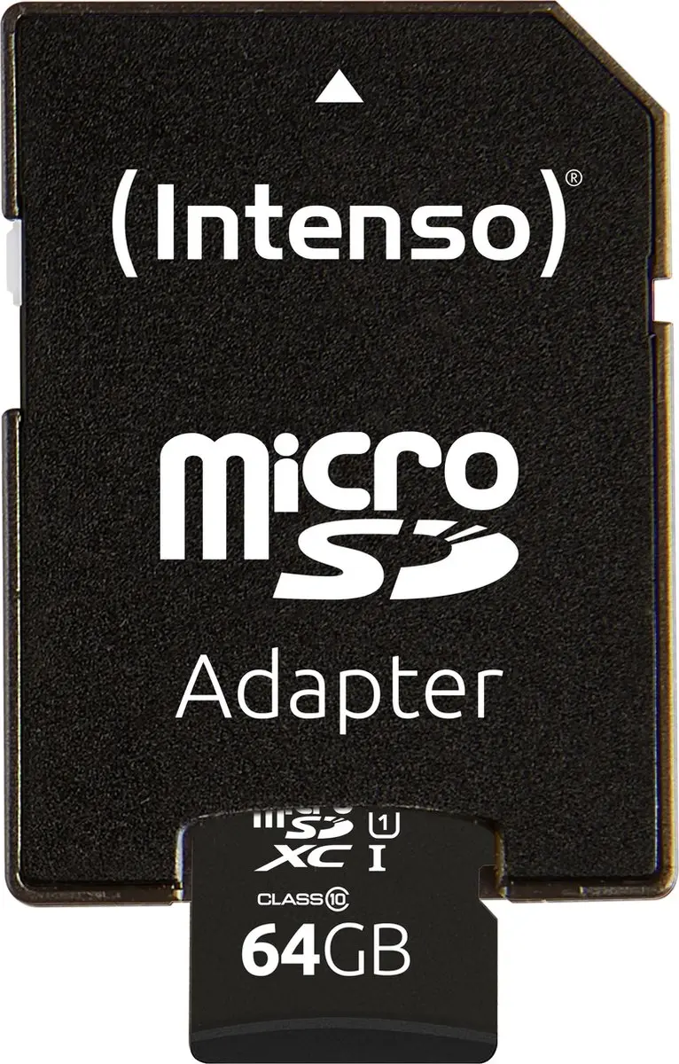 Intenso 64GB Micro SDXC UHS-I Geheugenkaart - 3423490