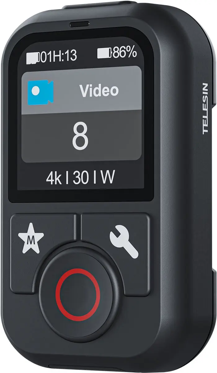 Telesin V2 Bluetooth Remote T-S-RMT-01 - GoPro/Smartphone - 80m - Zwart - afbeelding 6 van 6