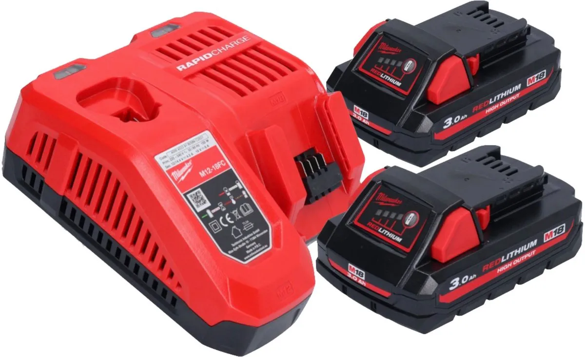 Milwaukee M18 FMT-302 Multigereedschap - 2x 3.0Ah Accu + Lader