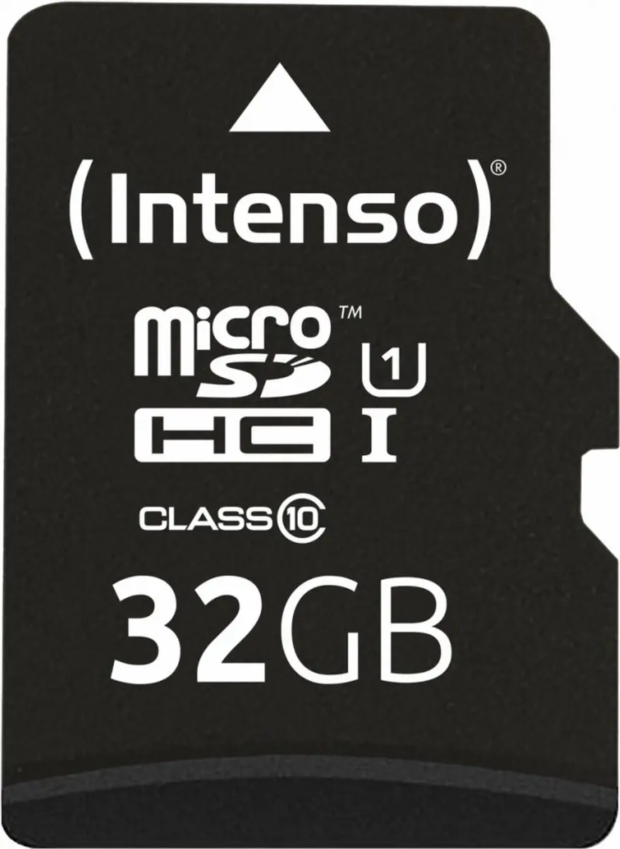 Intenso 32GB Micro SDHC UHS-I Geheugenkaart - Class 10 - met SD-adapter