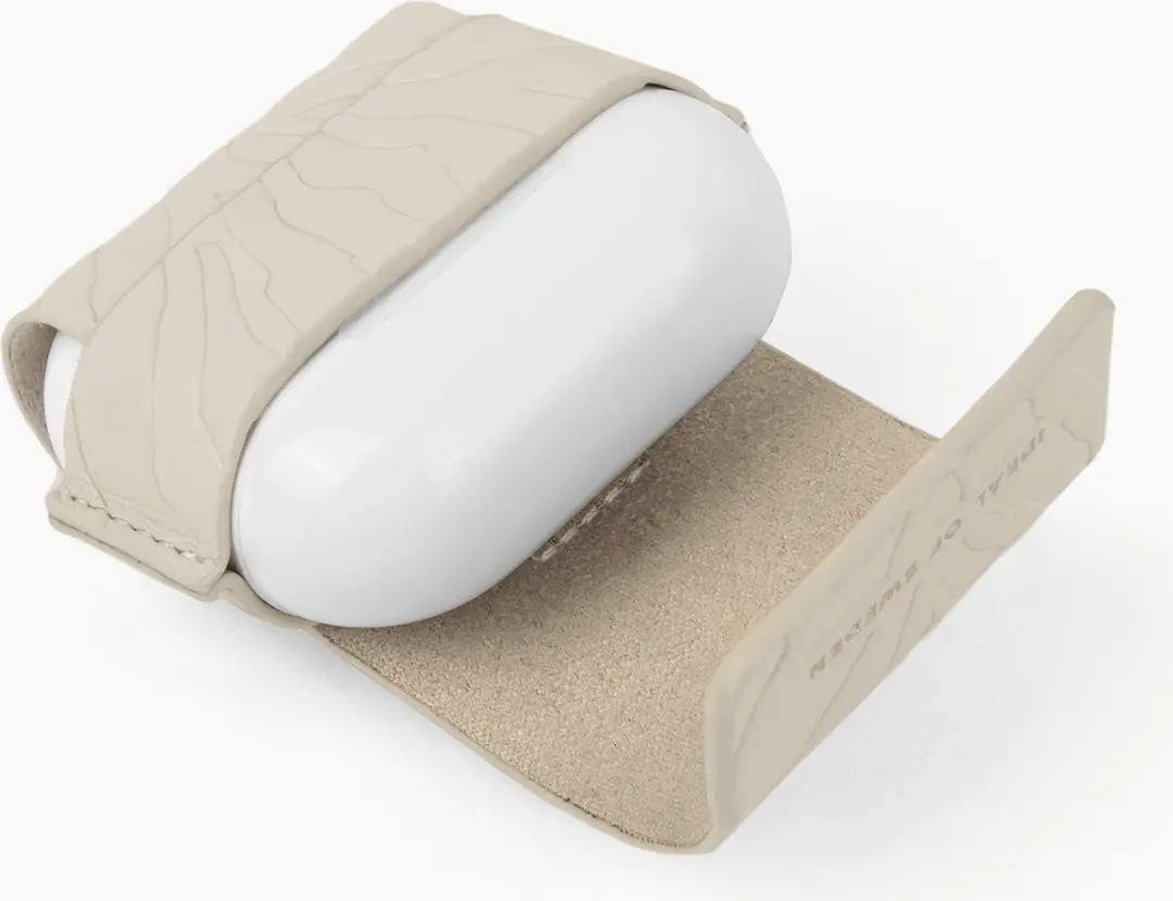 iDeal of Sweden Flo Hoesje AirPods 3 - Zebra Karabijnhaak - Ecru