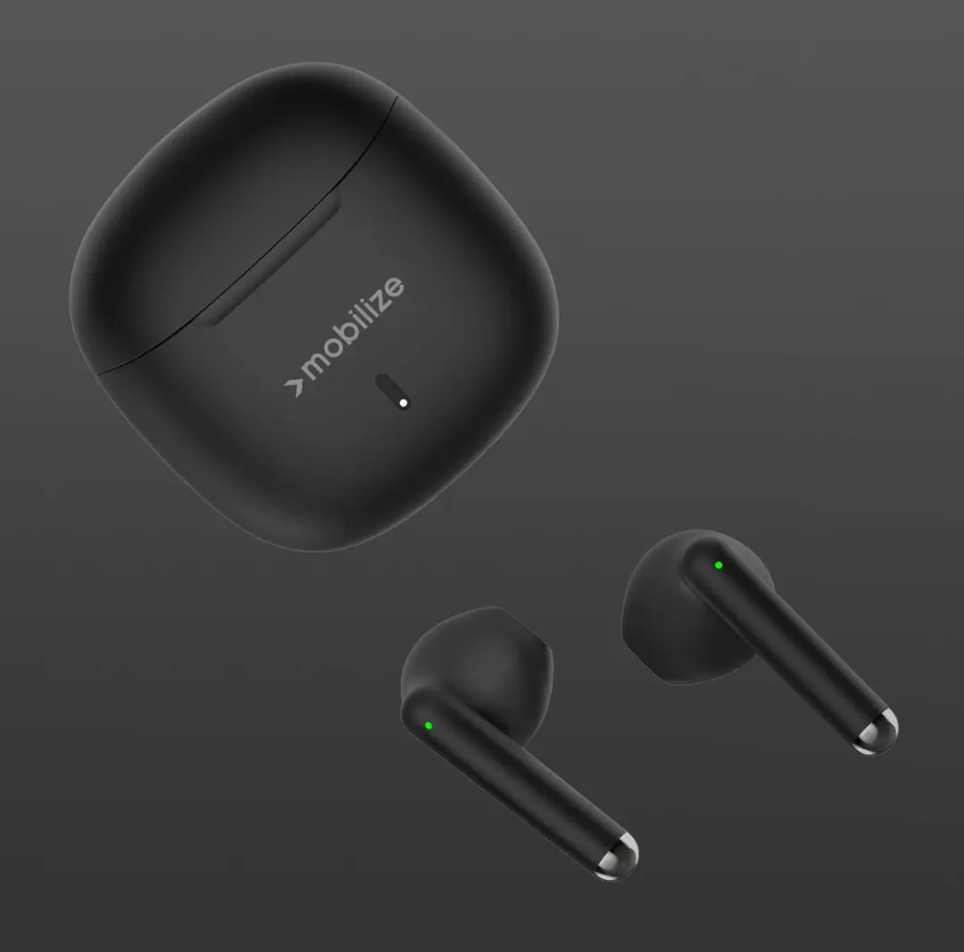 Mobilize Telefoonglaasje Headset Hoesje MOB-TWSE-001B - In-ear - Zwart