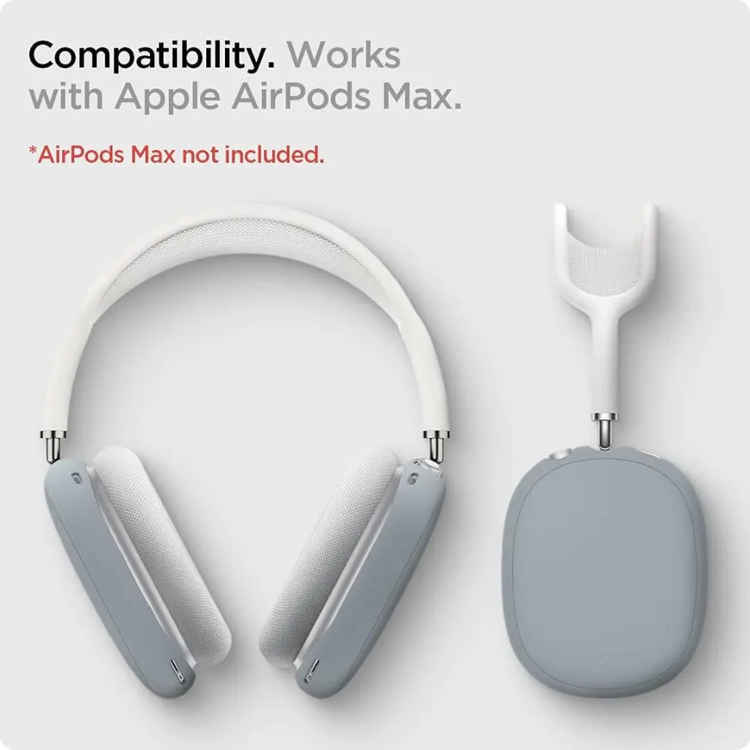 Spigen Silicone Fit Hoes Apple AirPods Max - Grijs
