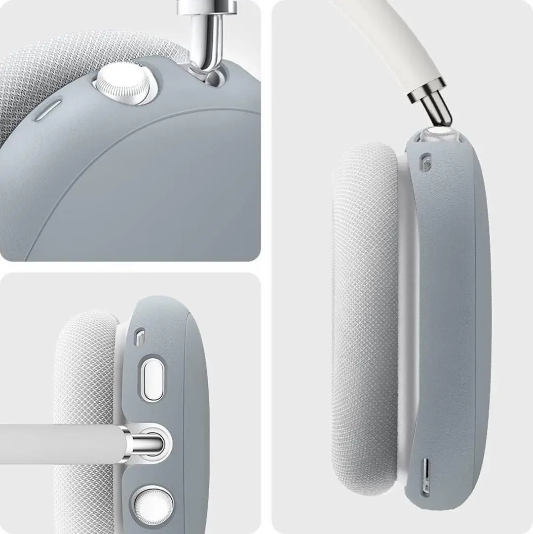 Spigen Silicone Fit Hoes Apple AirPods Max - Grijs