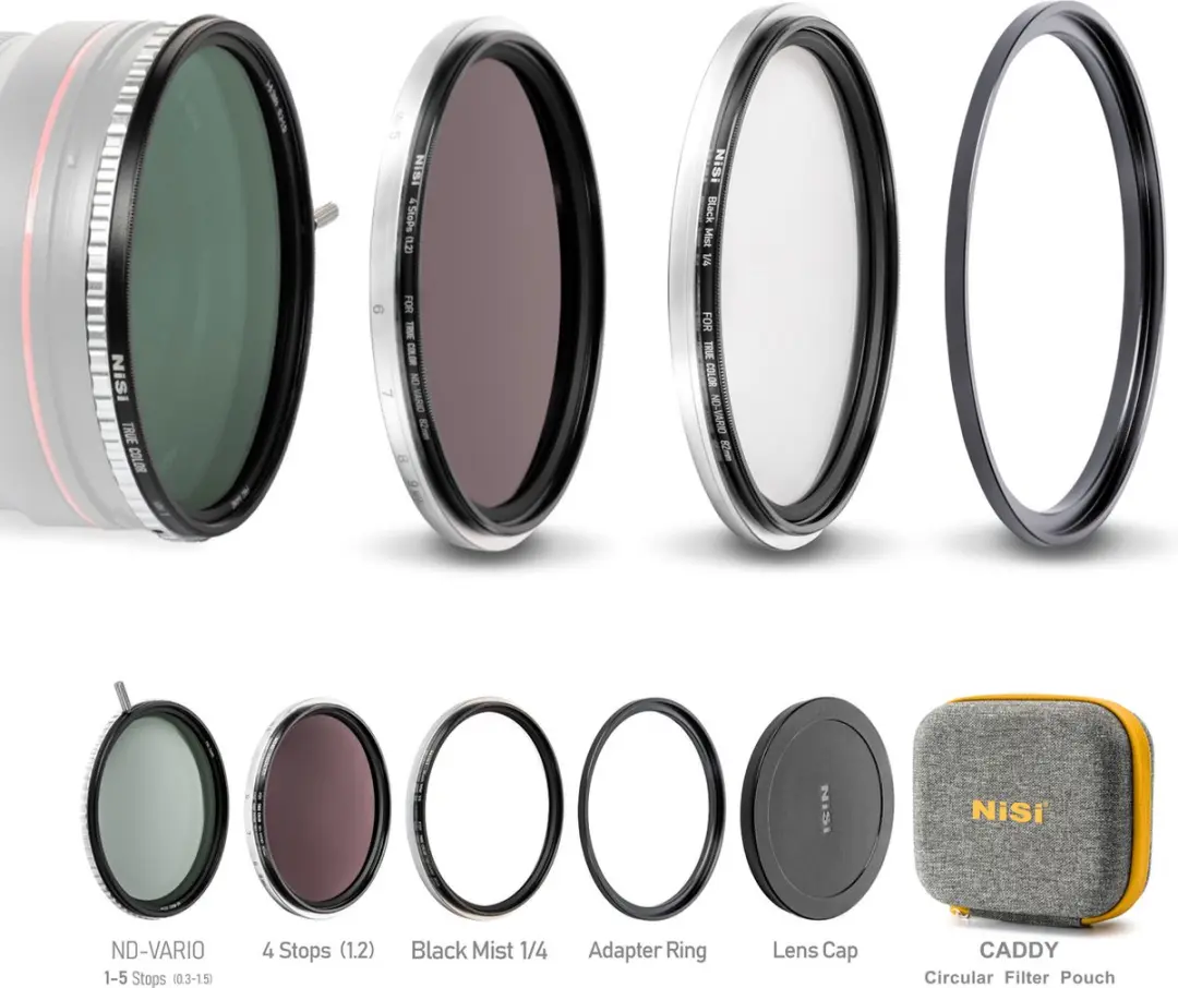 NiSi 353030 Camerafilterset 77mm - Zwart
