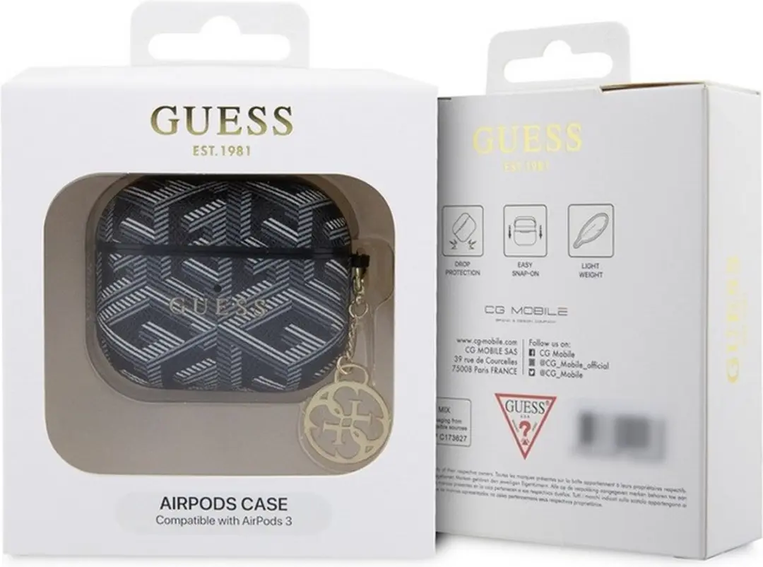 Guess G-Cube Case Apple AirPods 3 - Zwart
