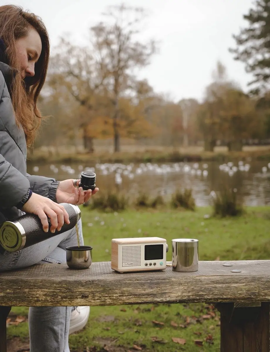 Pure Classic Mini DAB+ Radio 5W - Wit