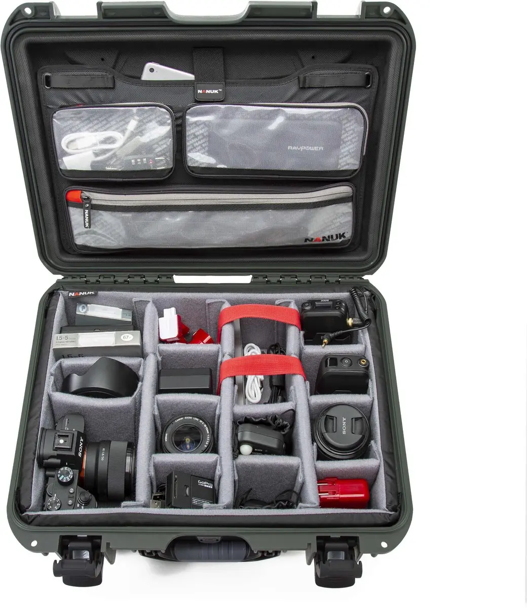 Nanuk 930 Pro Photo Kit Koffer - Olive