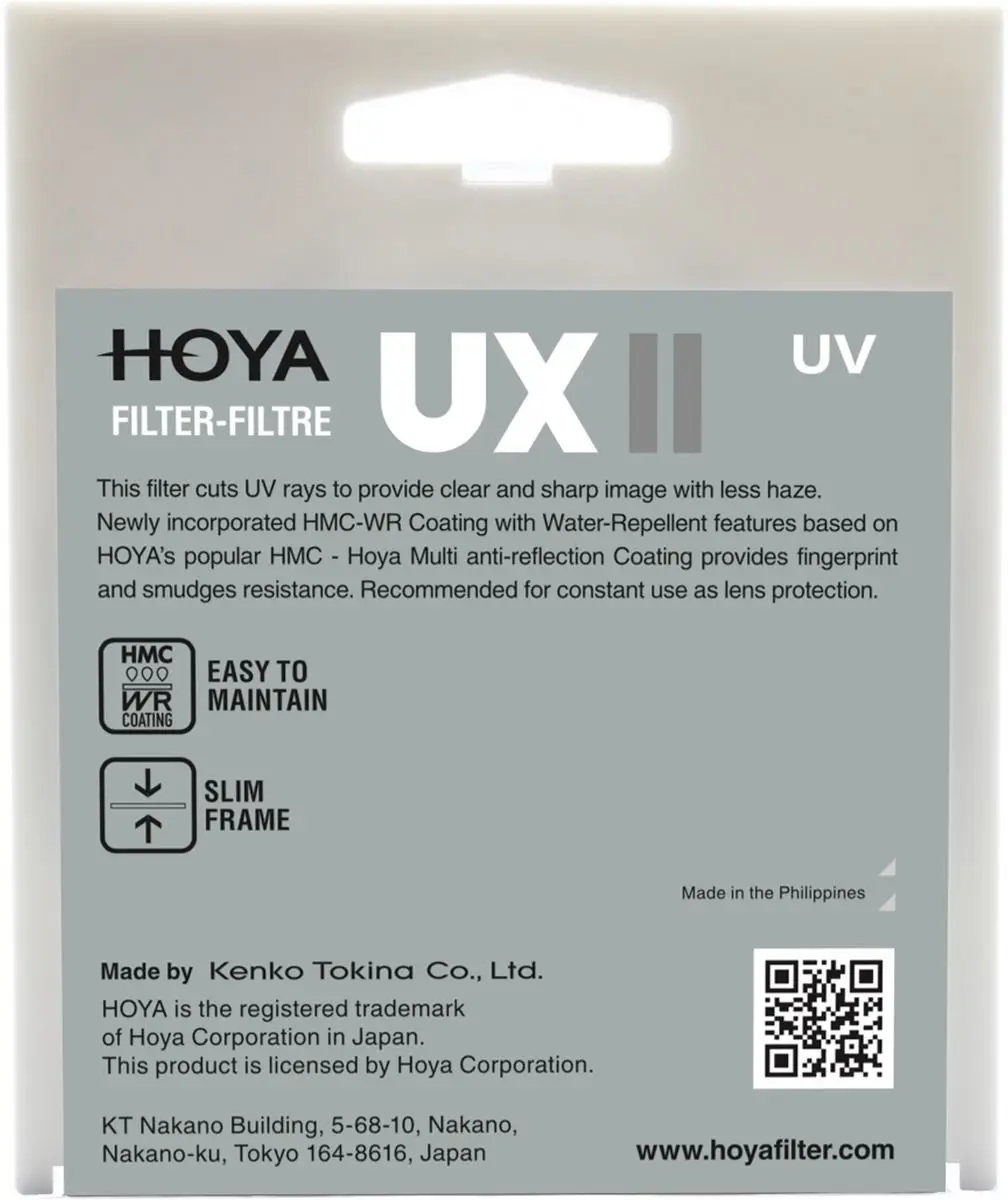Hoya 37mm UX UV II Filter - 10 Stuks