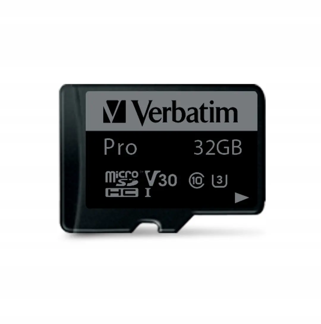 Verbatim Micro SDHC Pro 32GB Class 10 UHS-I VB-47041