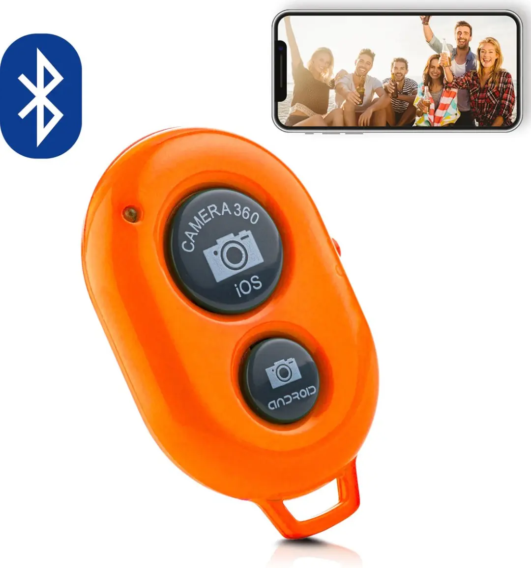 MOJOGEAR MG-02-ORANGE Bluetooth Camera-afstandsbediening