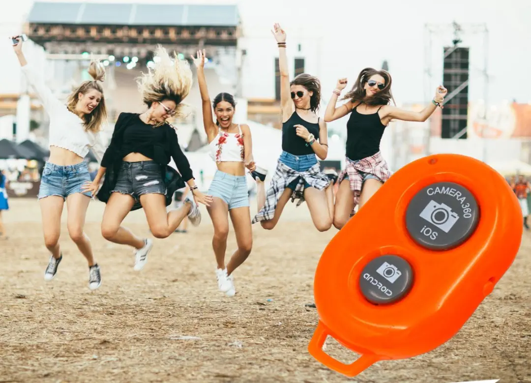 MOJOGEAR MG-02-ORANGE Bluetooth Camera-afstandsbediening - Oranje