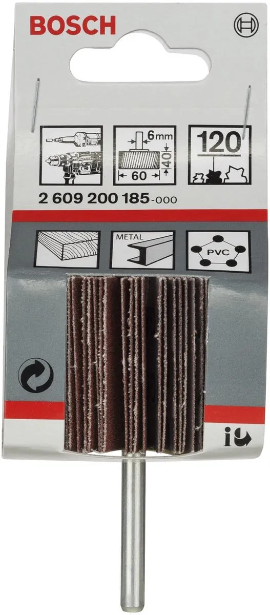Bosch Lamellenslijper 6mm - 120/60/40mm - afbeelding 2 van 2