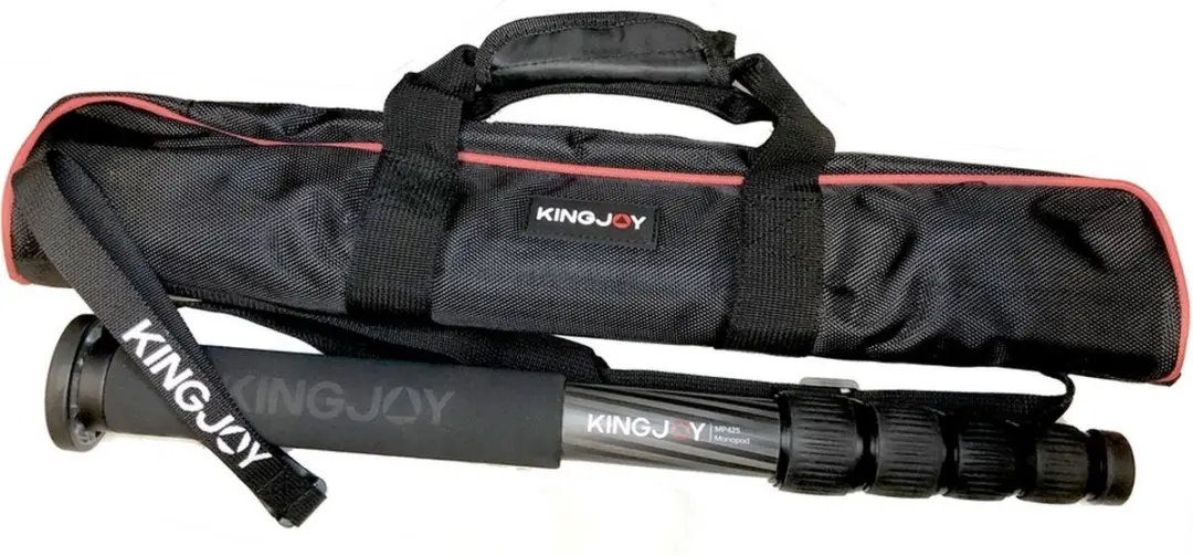 Kingjoy MP-425 Carbon Monopod - 5 Secties - Zwart