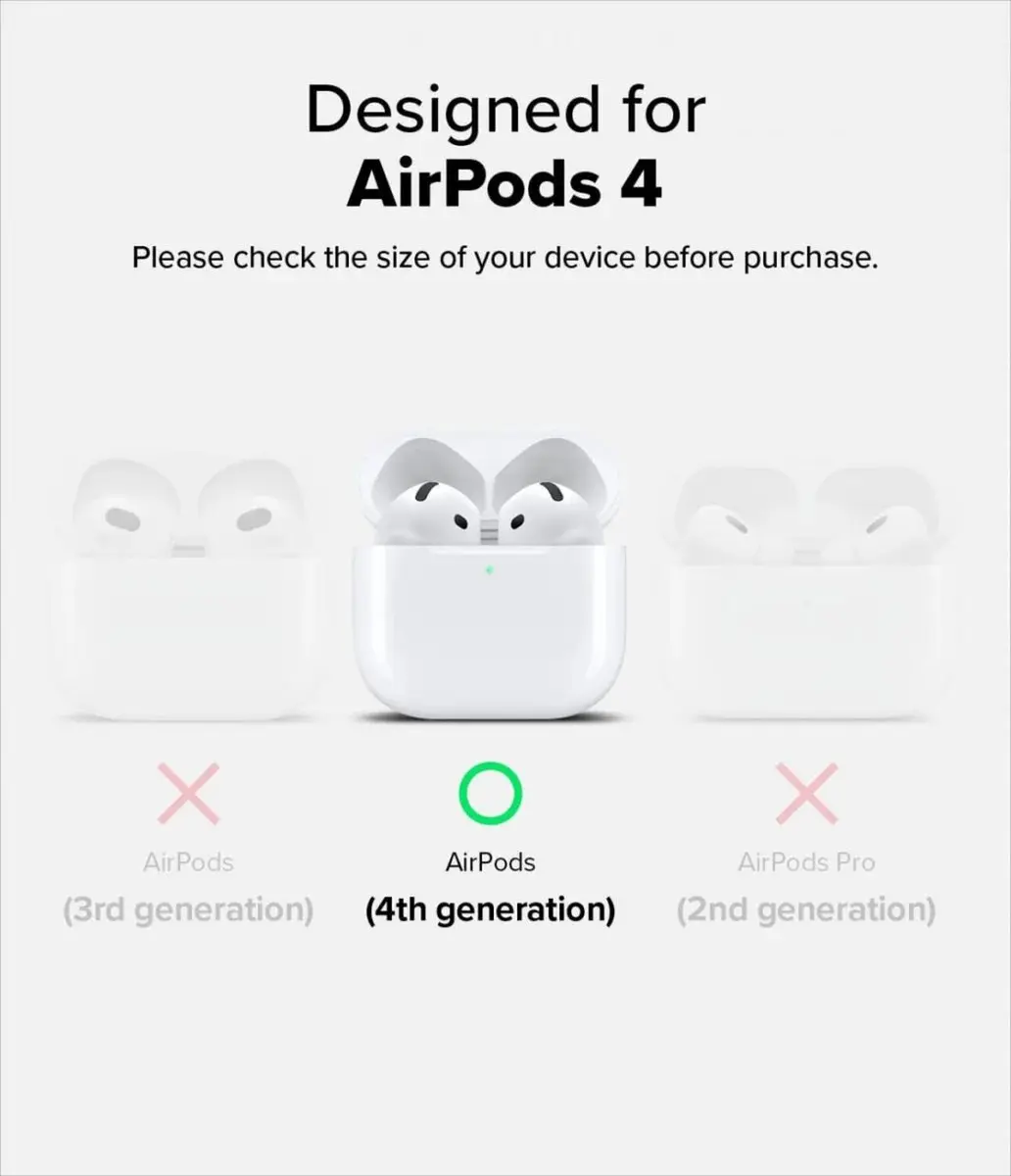 Ringke Air Case Apple AirPods 4 TPU Hoesje - Transparant