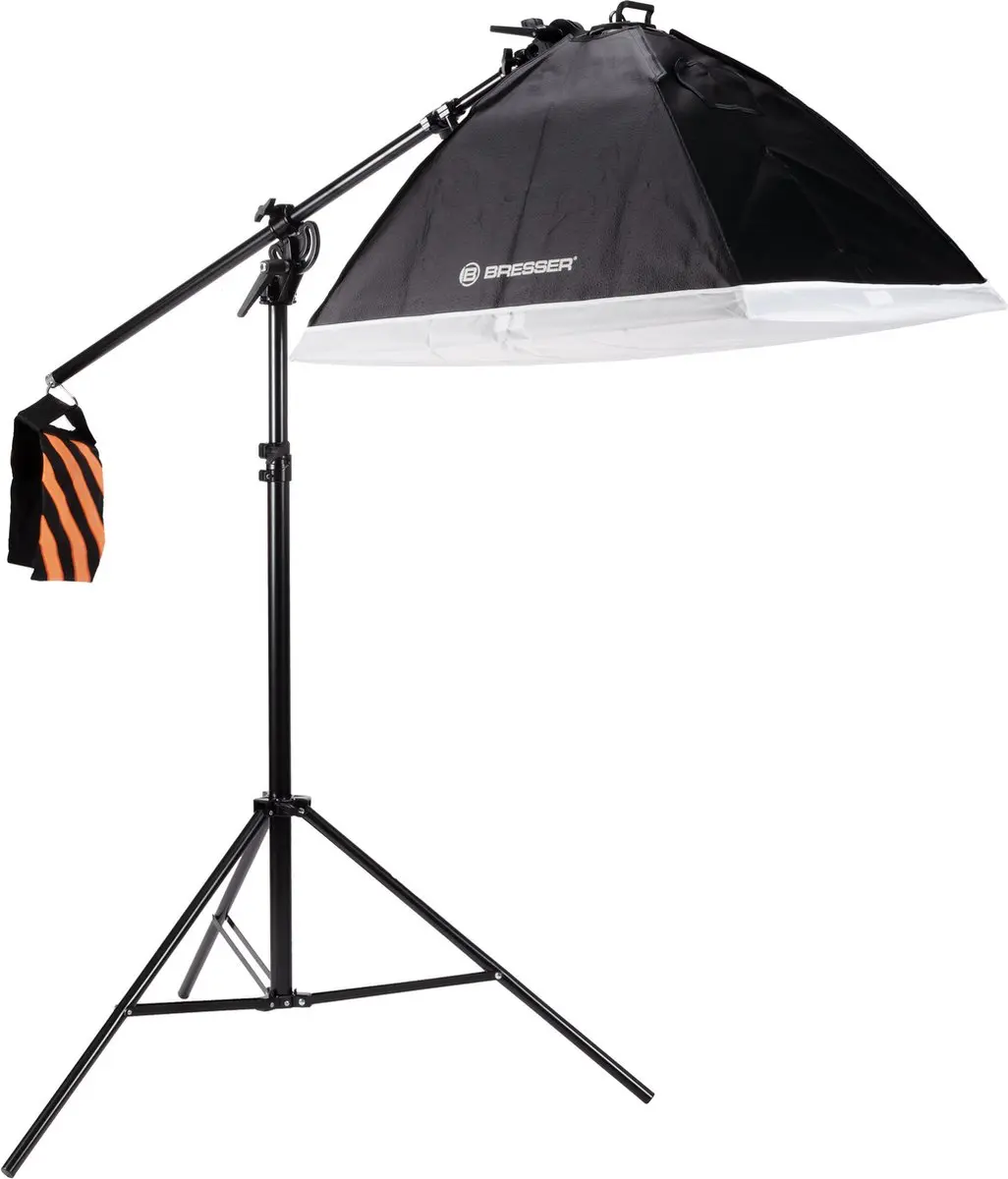Bresser BR-235B LED Daglichtset - 125W - 3x Softbox 60x80cm