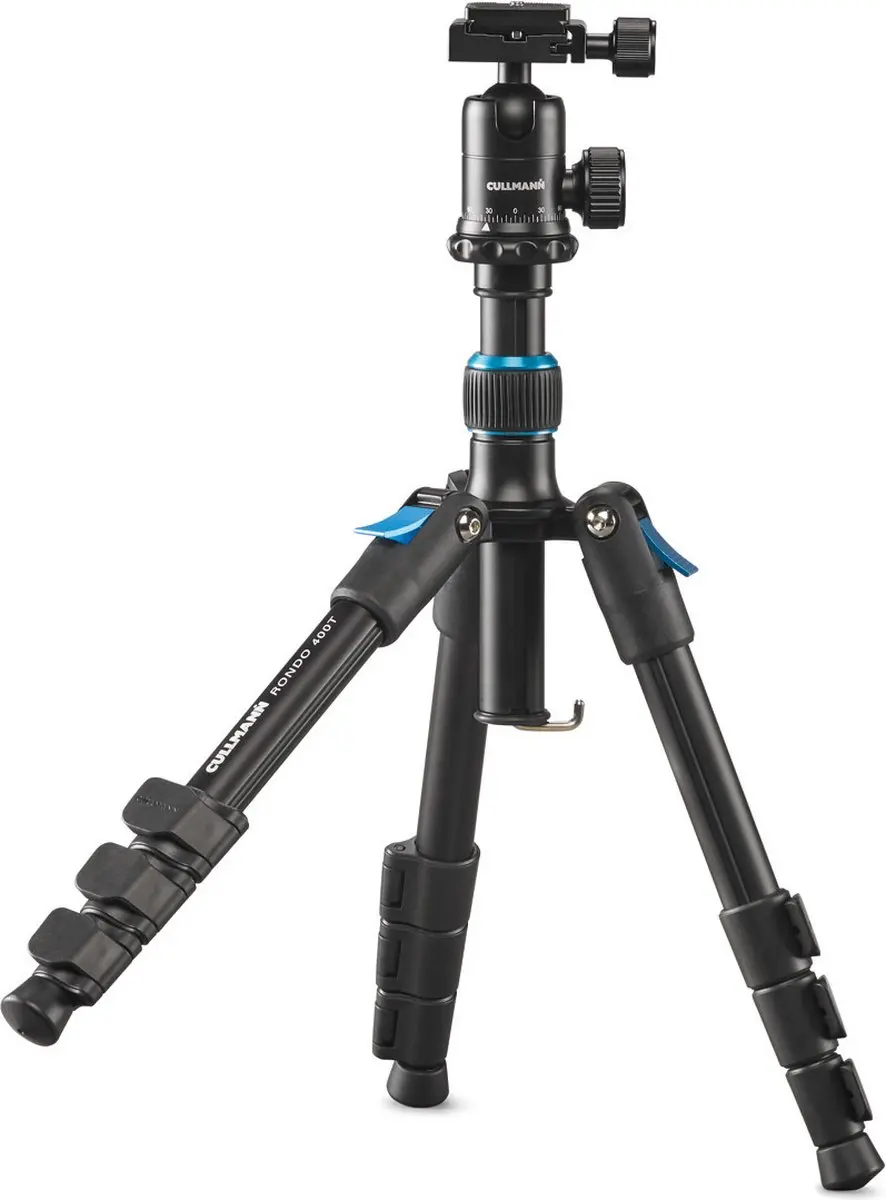 Cullmann Rondo 400T RB6.5 Statief - 4 Secties - Zwart