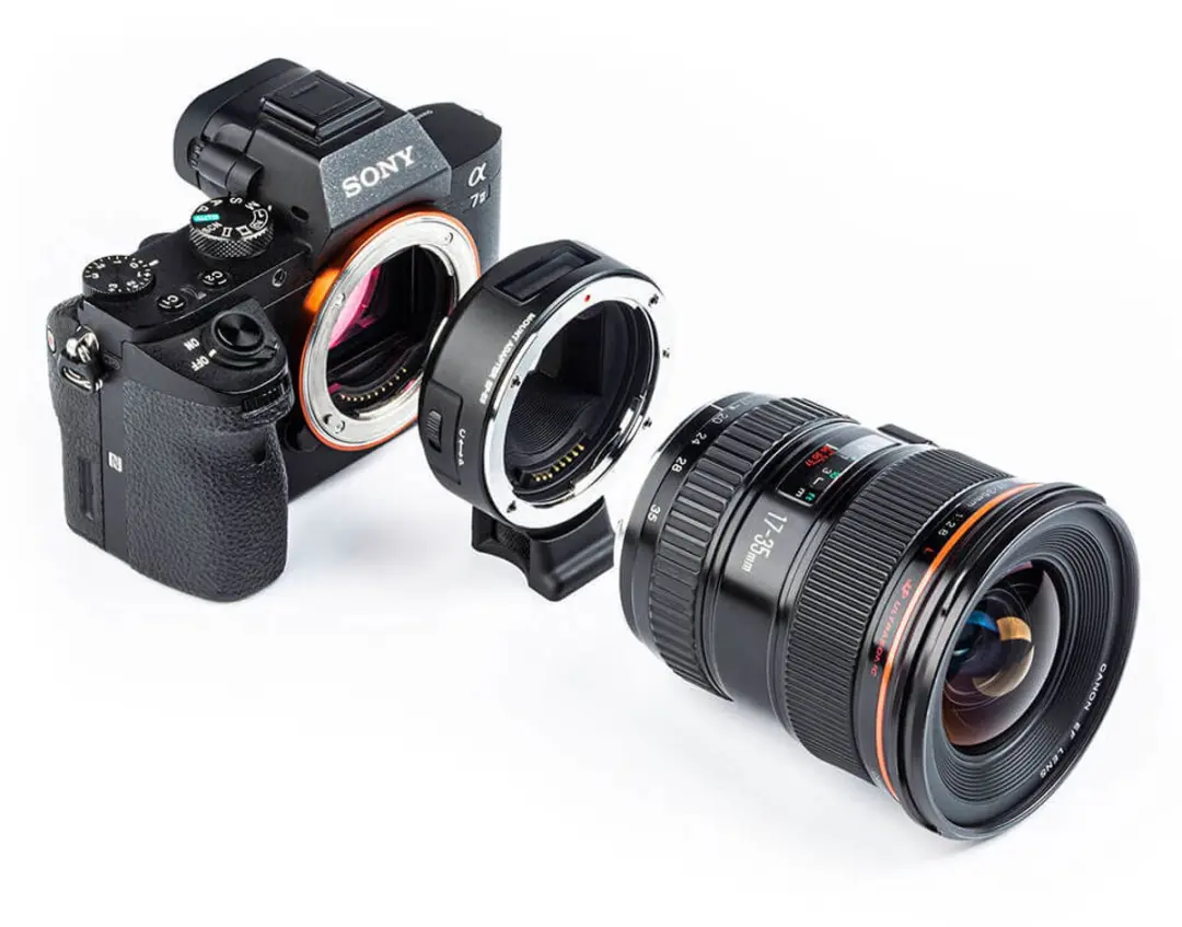 Viltrox EF-E5 Canon naar Sony E-mount Adapter - Zwart