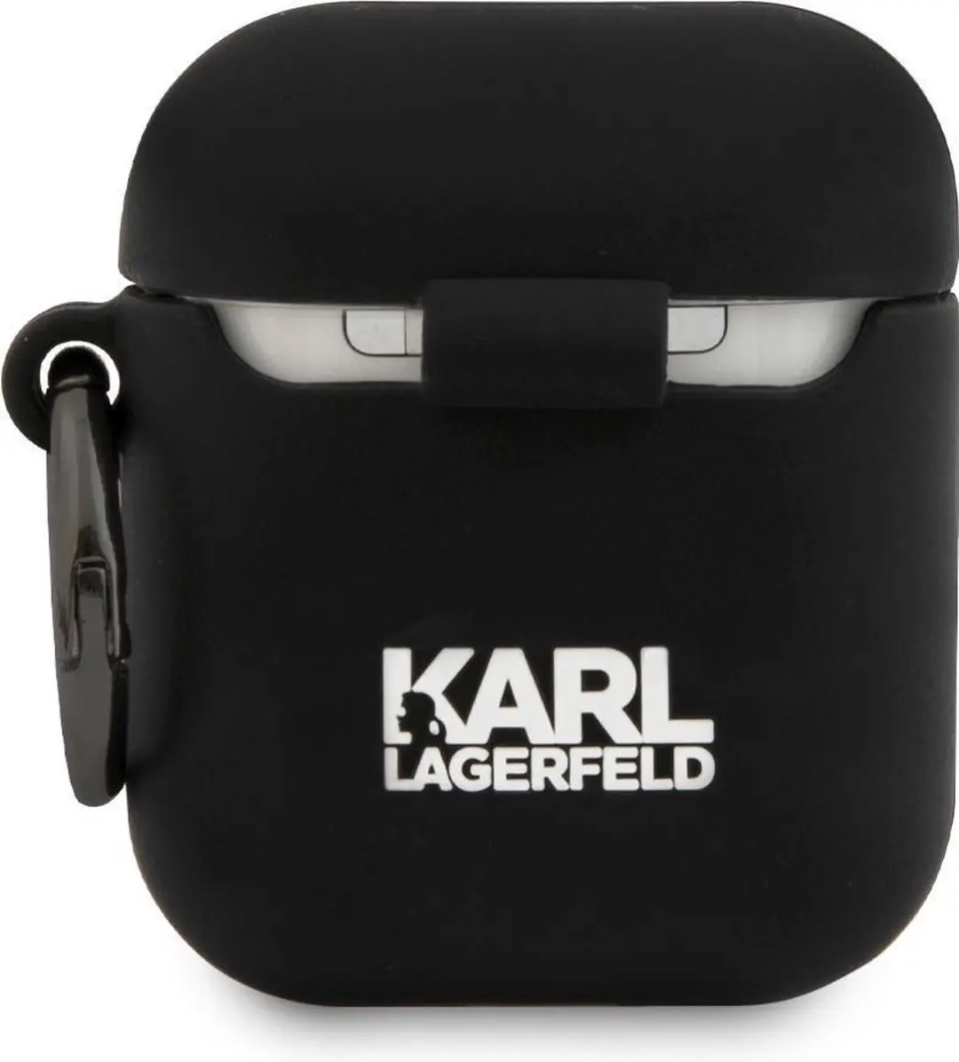 Karl Lagerfeld AirPods 2 Hoesje - Zwart - KLACA2SILRSGBK