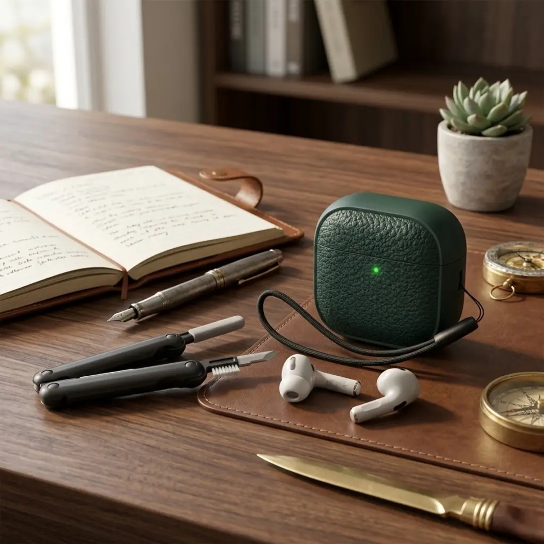 NUVEX Hoesje AirPods Pro 2 - Groente - met reinigingsset