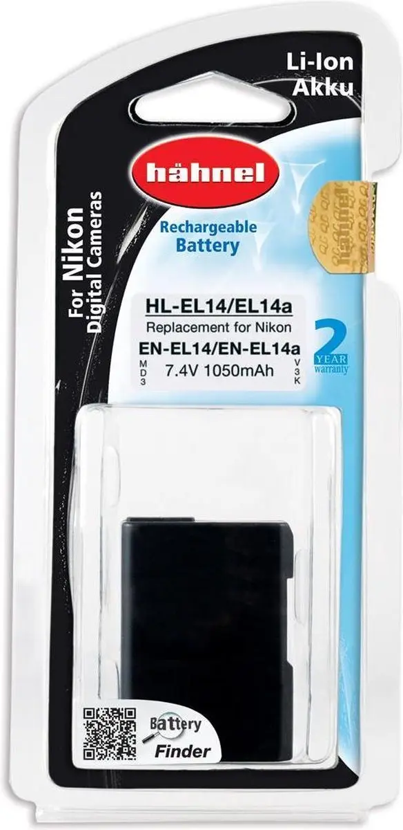 Hähnel Accu Nikon EN-EL14A 1050mAh